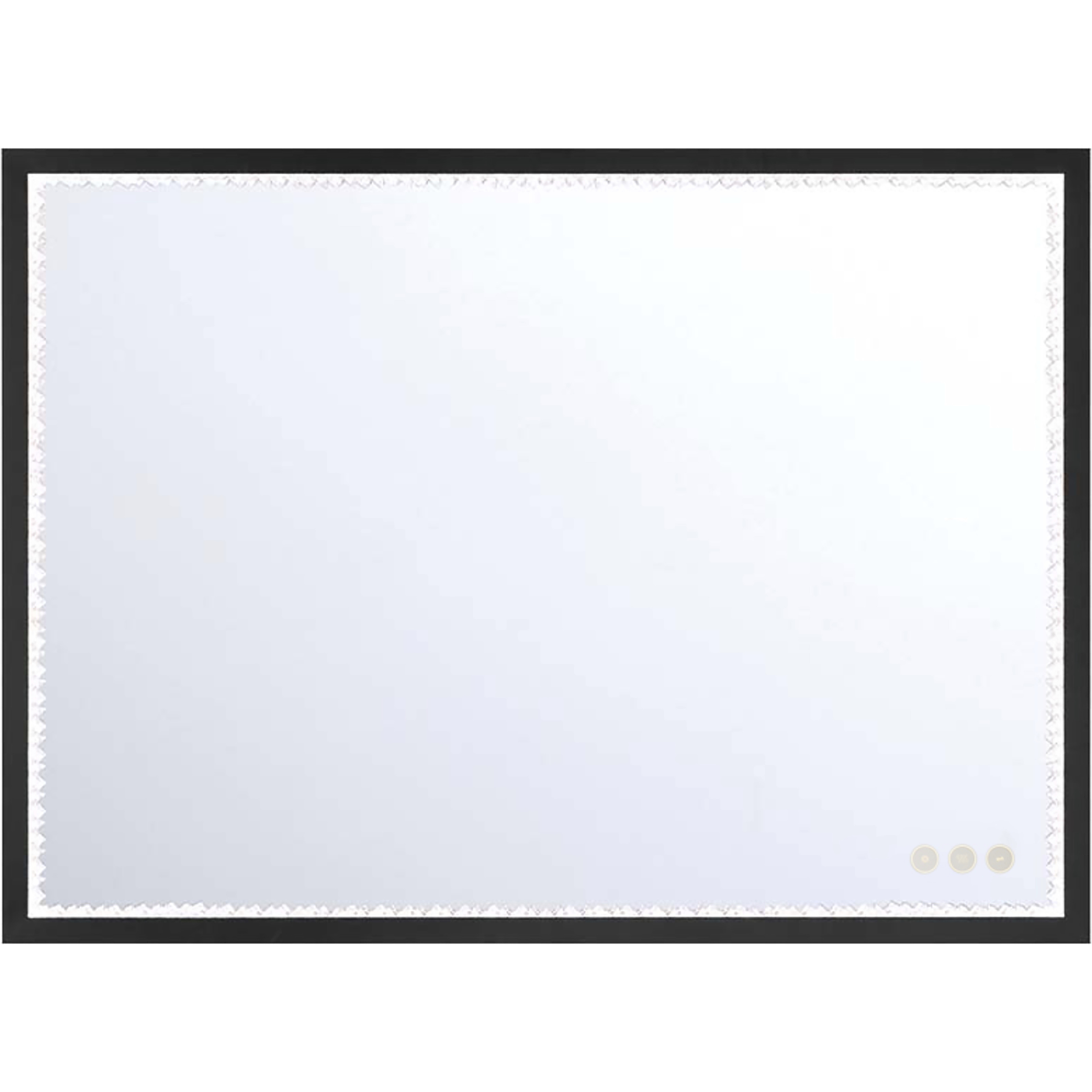Cerissa 30 X 22 inch Anodized Black LED Mirror