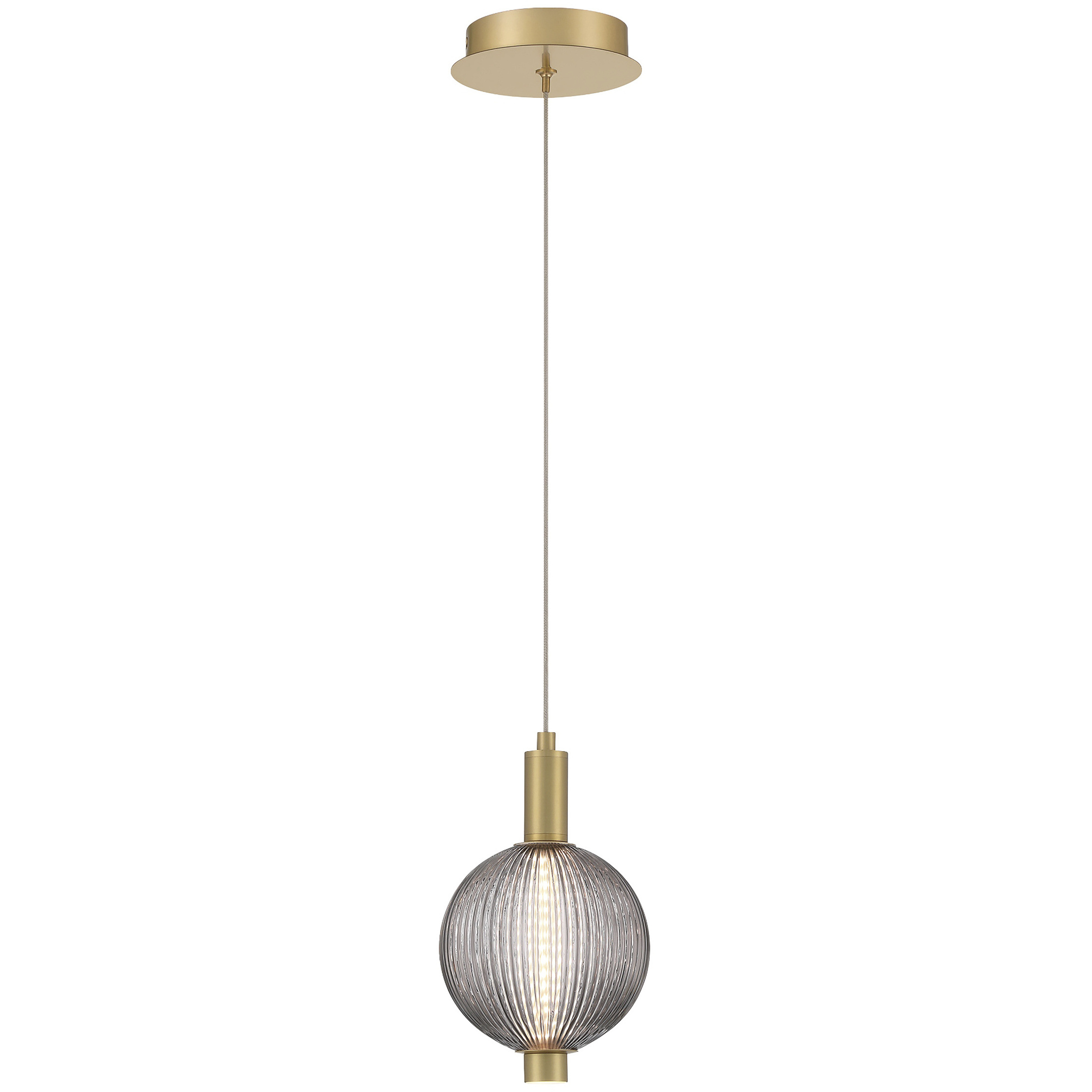 Eurofase 47189010 Palmas 1 Light 6 inch Gold Mini Pendant Ceiling Light