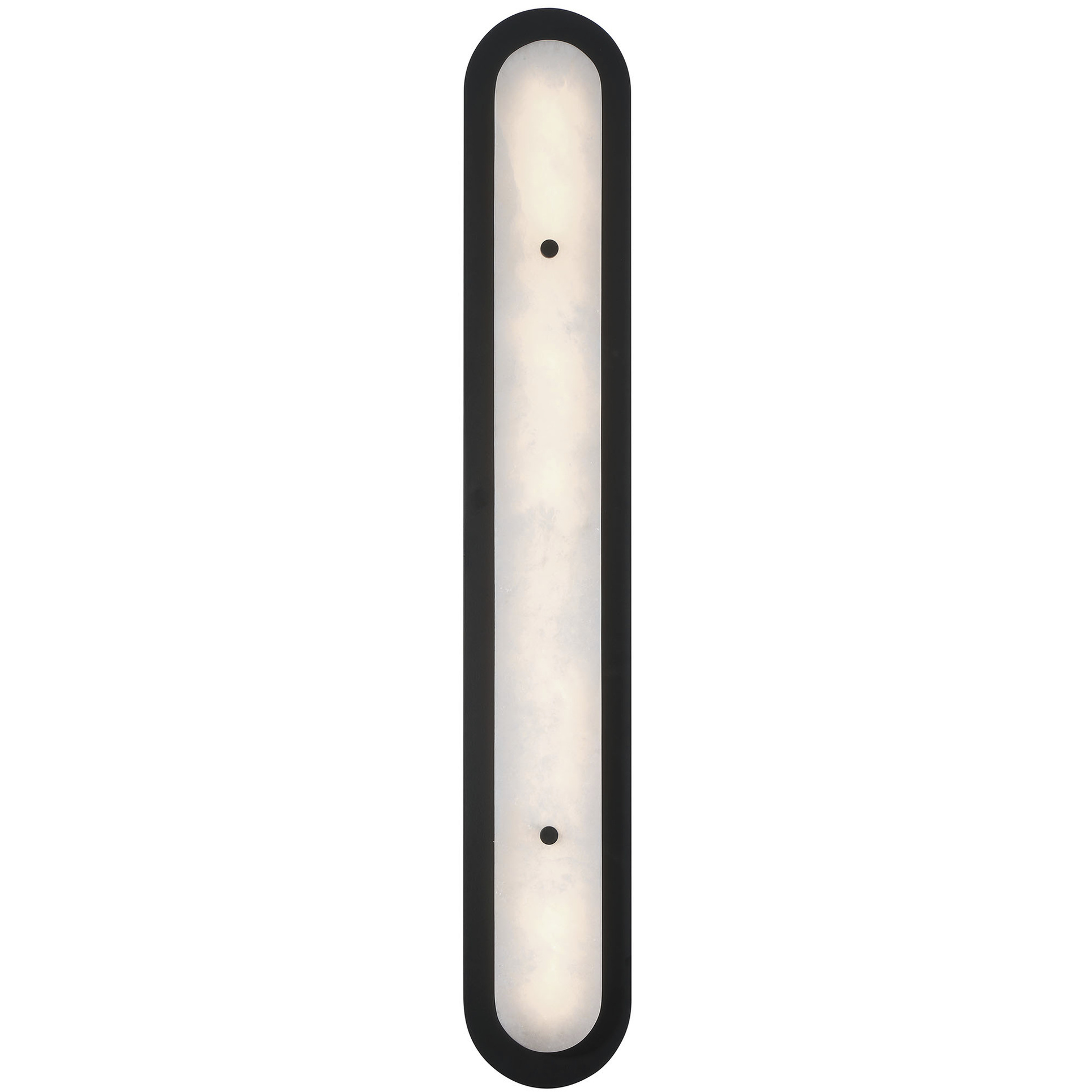 Tramore 1 Light 38 inch Black Outdoor Wall Sconce in Alabaster