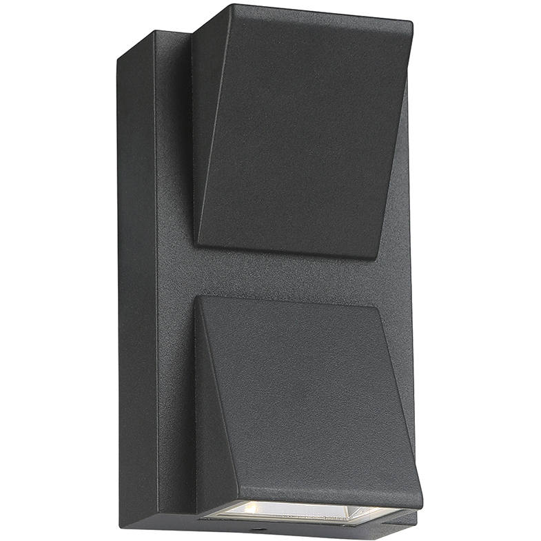 Ontario LED 6 inch Graphite Grey Outdoor Wall Mount