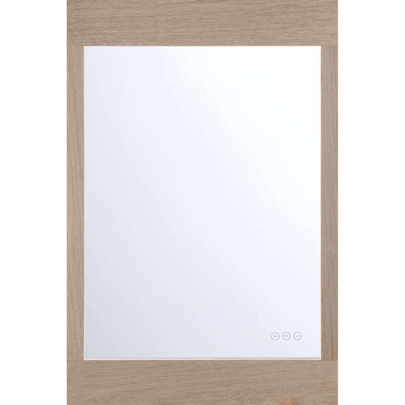 Mogano 36 X 24 inch White Oak LED Mirror
