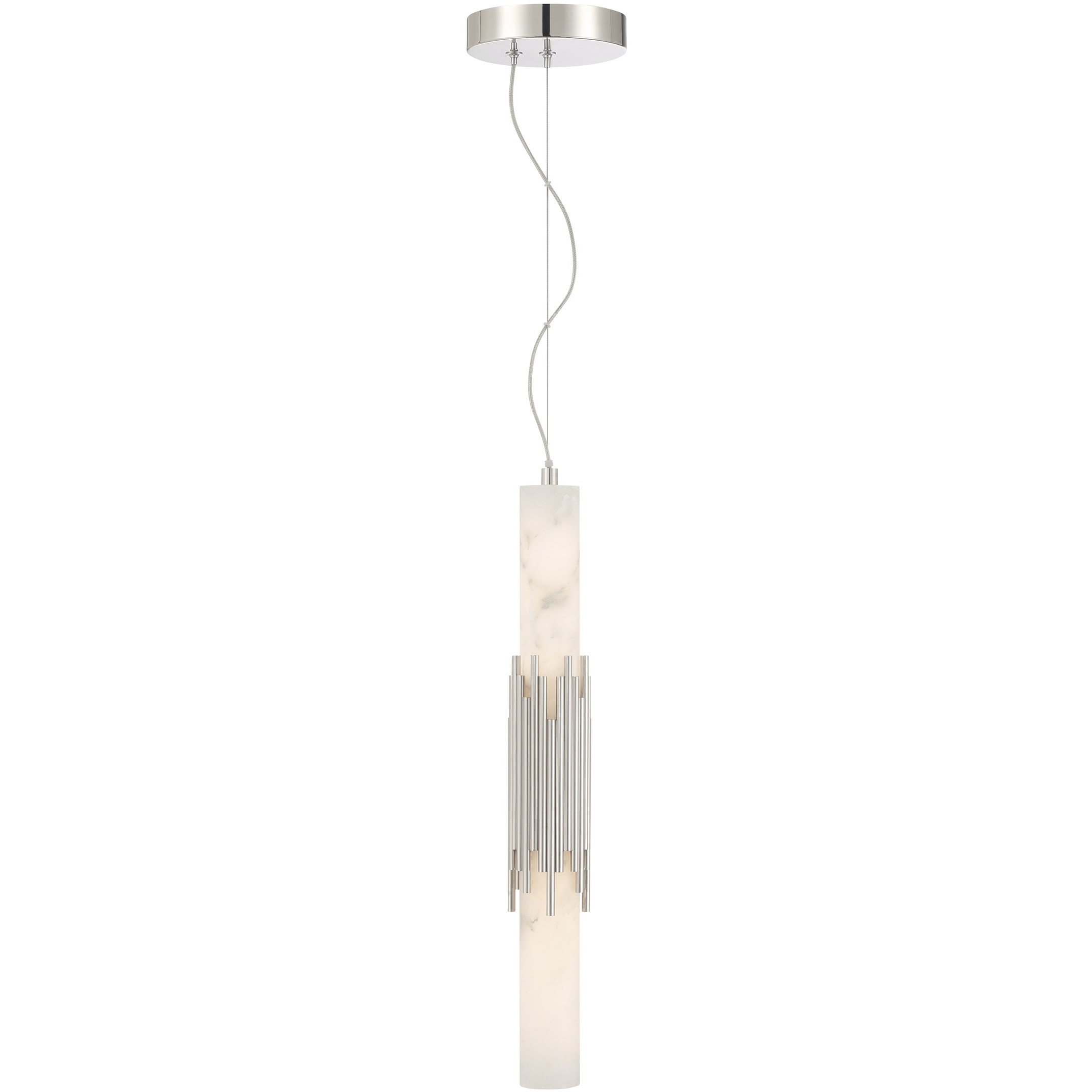 Venna 1 Light 3 inch Polished Nickel Standard Pendant Ceiling Light